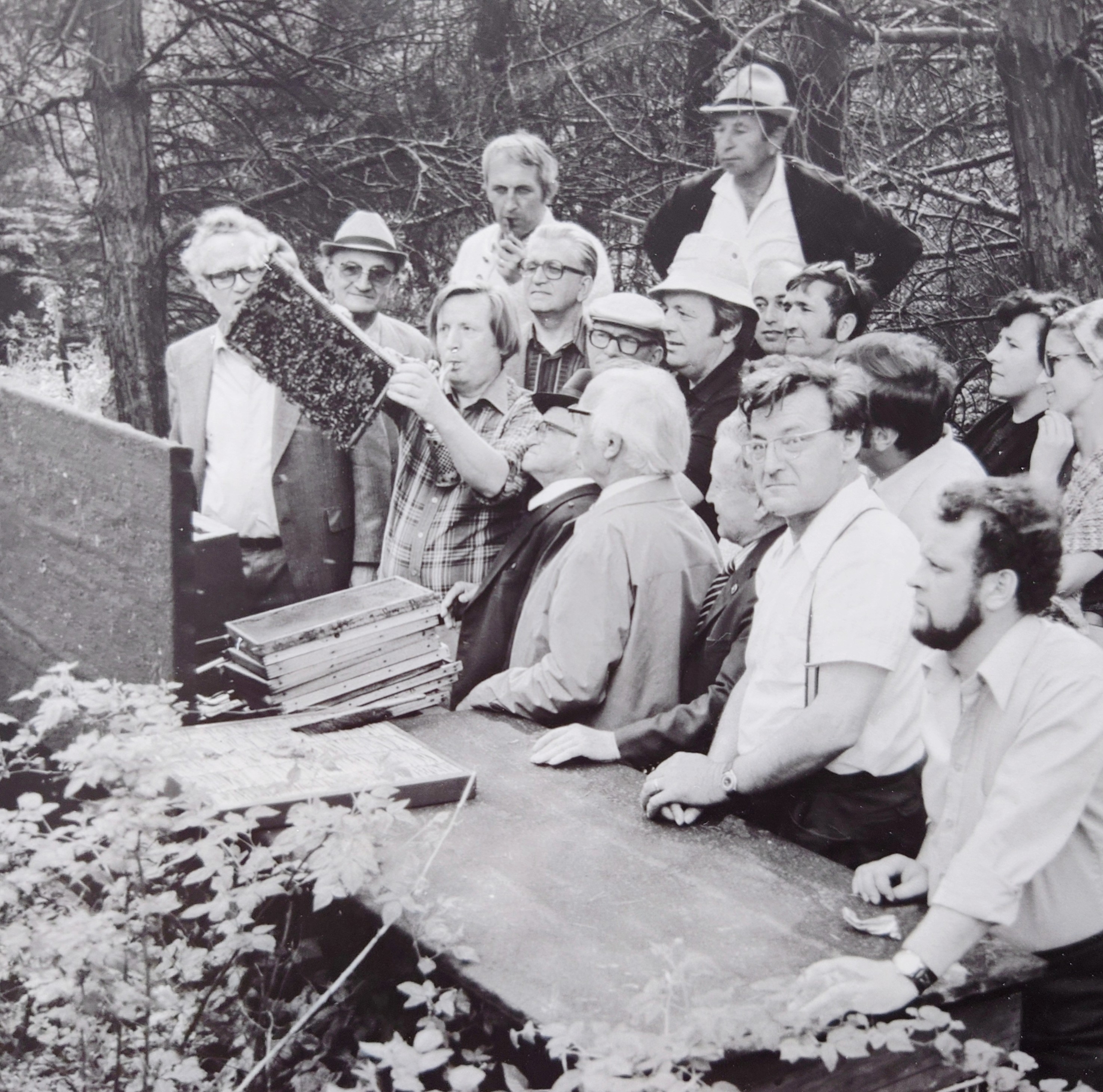 Historisches Bild der Imkerei